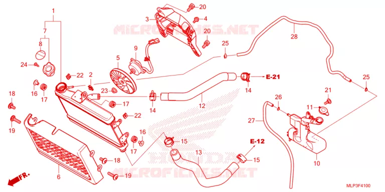 RADIATOR Honda MOTO 500 CL 2023  CL500AP