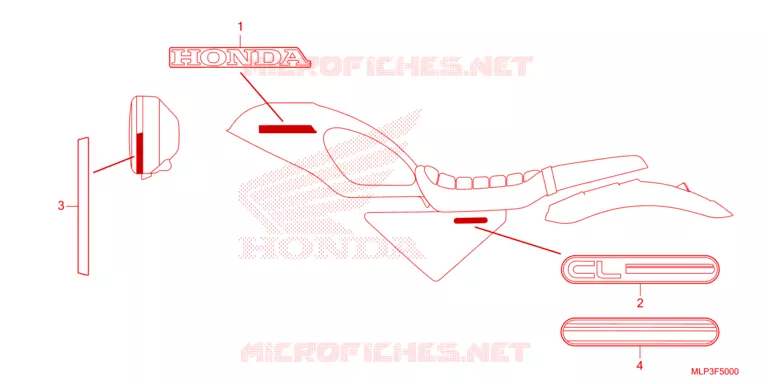 MERK(1) Honda MOTO 500 CL 2023  CL500AP