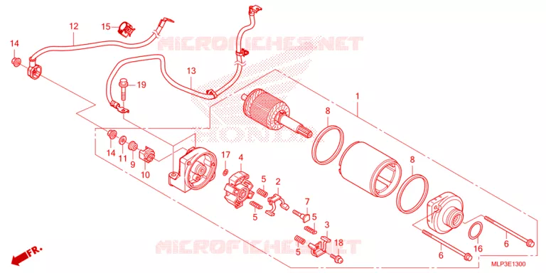 STANDAARD/KICKSTARTER ARM Honda MOTO 500 CL 2023  CL500AP