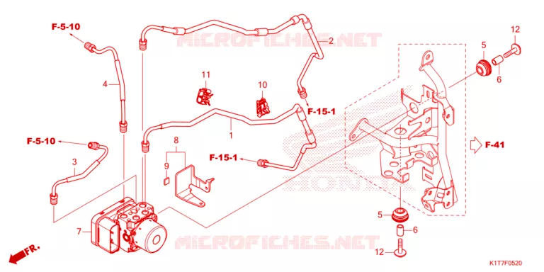 ABS MODULATOR - REMSLANG Honda MOTO 250 CRF 2023  CRF250LAP