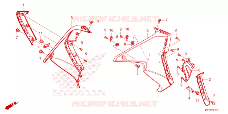 DEKBAND (CRF250LR/LRA,CRF300LR/LRA) Honda MOTO 250 CRF 2024  CRF250LRAP