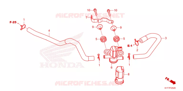 LUCHTINJECTIE SOLENOIDEKLEP Honda MOTO 250 CRF 2023  CRF250LRAP