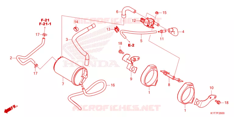 KOOLSTOFBUS Honda MOTO 250 CRF 2023  CRF250LRAP