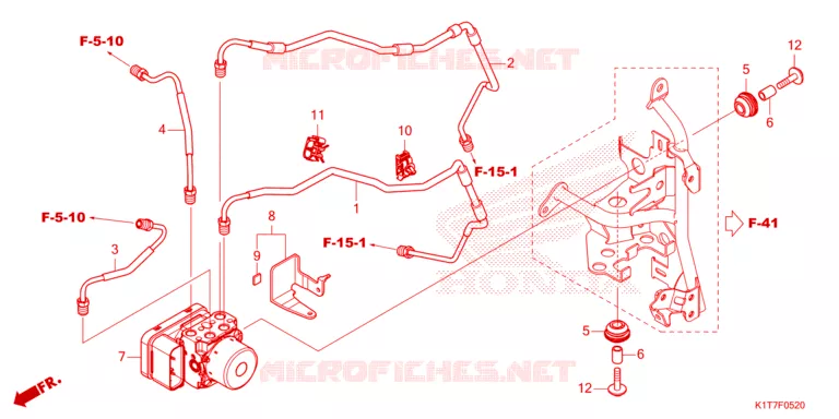 ABS MODULATOR - REMSLANG Honda MOTO 300 CRF 2024  CRF300LAP
