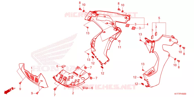 MIDDENKAP Honda MOTO 300 CRF 2024  CRF300LRP