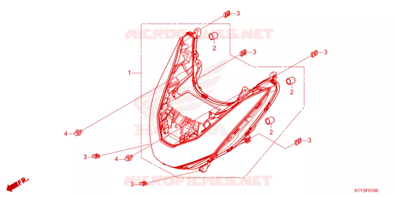 KOPLAMP Honda SCOOTER 125 PCX 2024  WW125AP