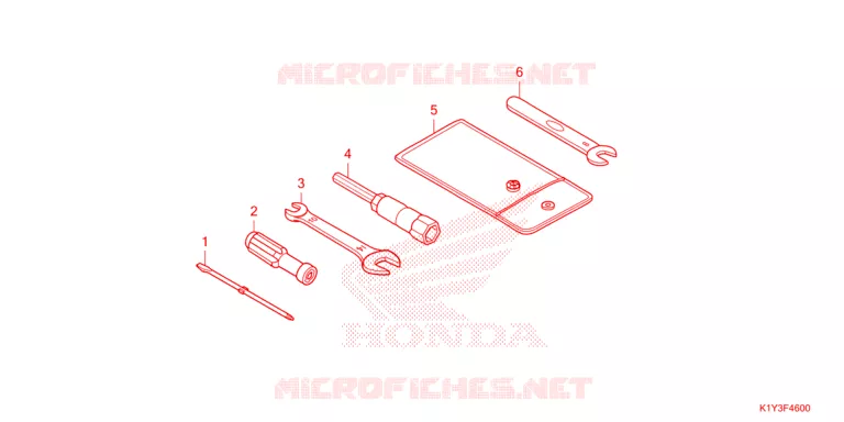 GEREEDSCHAP Honda SCOOTER 125 PCX 2024  WW125AP