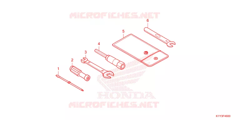GEREEDSCHAP Honda SCOOTER 125 PCX 2024  WW125P