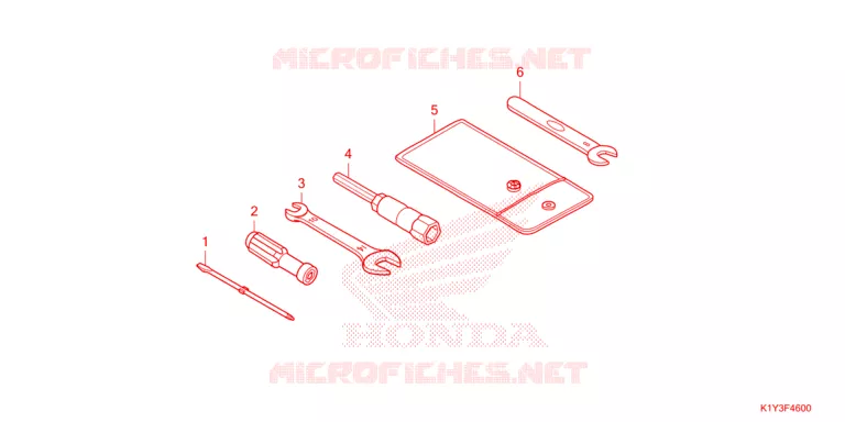 GEREEDSCHAP Honda SCOOTER 125 PCX 2024  WW125P
