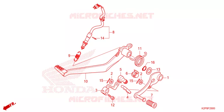 PEDAAL Honda MOTO 150 RS 2024  FS150FAP_MA