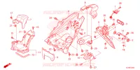 ACHTERSPATBORD / KENTEKEN VERLICHTING voor Honda VARIO 125 2024