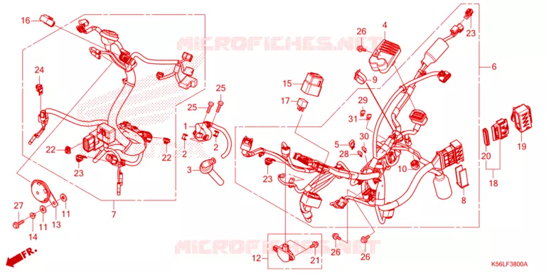 BEDRADINGSBUNDEL (FS150FL/M,FS150FAL/M) Honda SCOOTER 150 WINNER 2019  FS150FAL_V