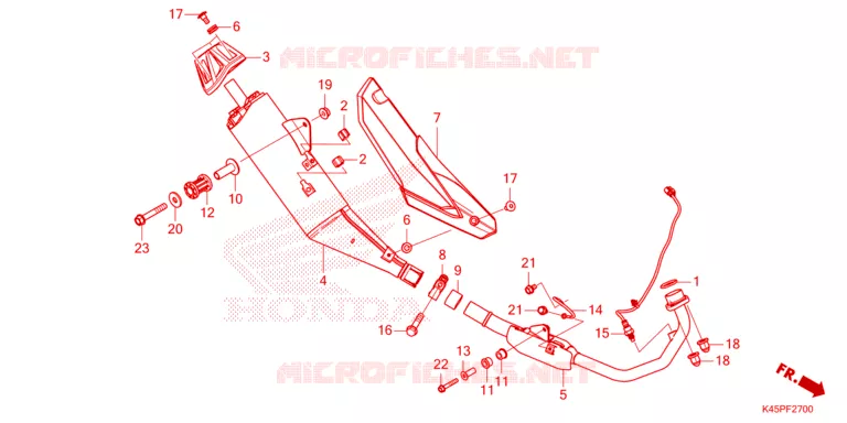 UITLAATDEMPER  Honda MOTO 150 CBR 2023  CBR150RAP_PH