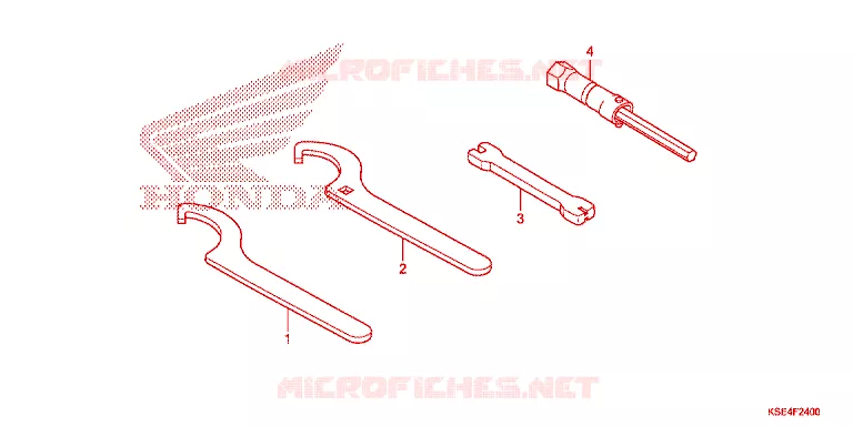 GEREEDSCHAP Honda MOTO 150 CRF 2011  CRF150RB9