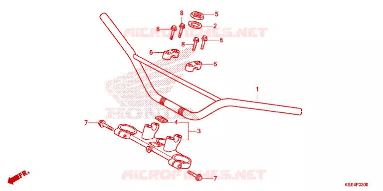 HENDEL PIJP/BOVENSTE BRUG Honda MOTO 150 CRF 2012  CRF150RBC