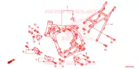 FRAME CHASSIS voor Honda CRF 150 R BIG WHEELS 2014