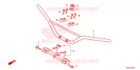 HENDEL PIJP/BOVENSTE BRUG voor Honda CRF 150 R BIG WHEELS 2014