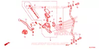 VOORREM HOOFDCILINDER voor Honda CRF 150 R BIG WHEELS 2014