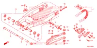 ZWAAI ARM  voor Honda CRF 150 R BIG WHEELS 2014