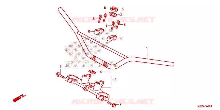 HENDEL PIJP/BOVENSTE BRUG Honda MOTO 150 CRF 2014  CRF150RBE