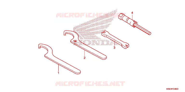 GEREEDSCHAP Honda MOTO 150 CRF 2015  CRF150RBF