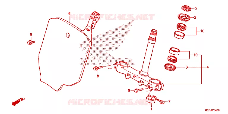 VOOR VORK/STURING STANG Honda MOTO 150 CRF 2016  CRF150RBG