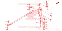 ACHTER REM HOOFD  voor Honda CRF 150 R 2013