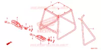 STANDAARD/OPSTAP voor Honda CRF 150 R 2013
