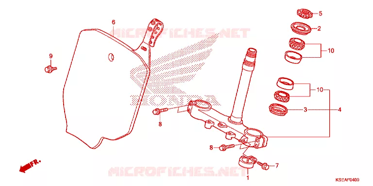 VOOR VORK/STURING STANG Honda MOTO 150 CRF 2014  CRF150RE