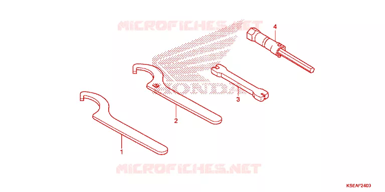 GEREEDSCHAP Honda MOTO 150 CRF 2015  CRF150RF