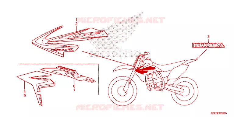 MERK(1) Honda MOTO 150 CRF 2017  CRF150RH