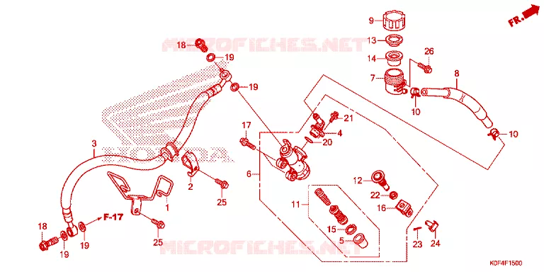 ACHTER REM HOOFD CILINDER Honda MOTO 125 MONKEY 2020  Z125MAL