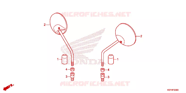 TRUNK LIGHT/MIRROR Honda MOTO 125 MONKEY 2020  Z125MAL