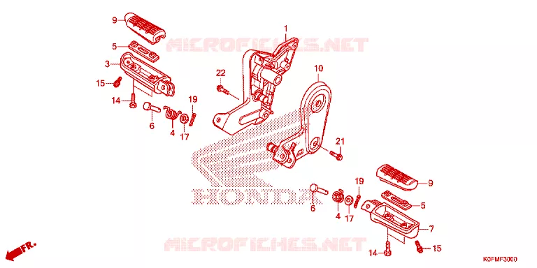 OPSTAP Honda MOTO 125 MONKEY 2020  Z125ML
