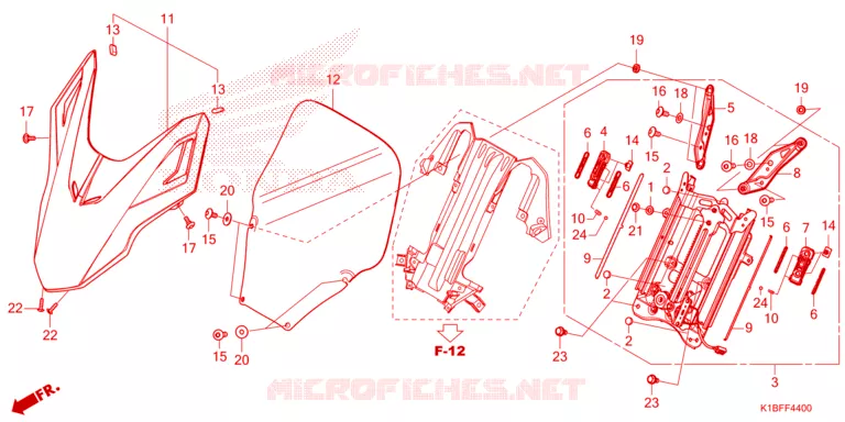 WINDSCHERM Honda SCOOTER 350 FORZA 2023  NSS350AP