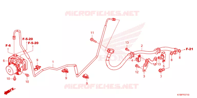 ACHTERREM PIJP Honda SCOOTER 350 FORZA 2023  NSS350AP