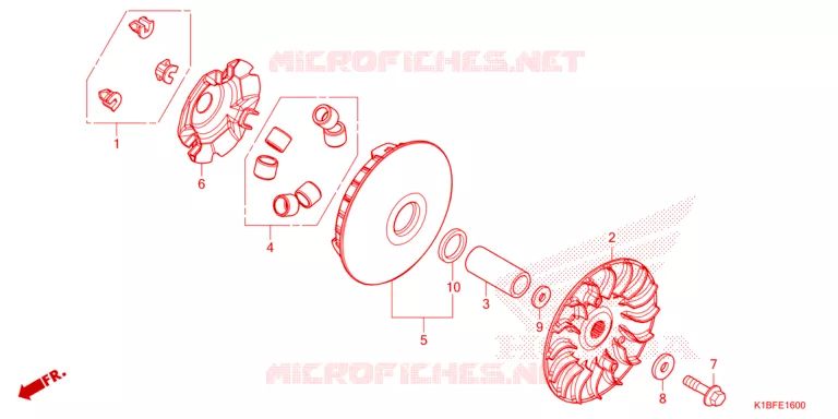 AANDRIJFFACE/ KICKSTARTER SPIL Honda SCOOTER 350 FORZA 2023  NSS350AP