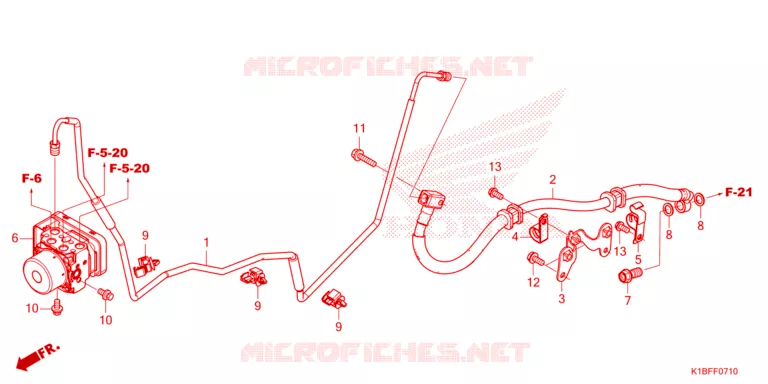 ACHTERREM PIJP Honda SCOOTER 350 FORZA 2023  NSS350AP