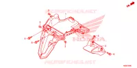 ACHTER STROOMLIJNKAP  voor Honda ELITE 125 2023