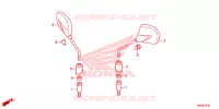 TRUNK LIGHT/MIRROR voor Honda ELITE 125 2023