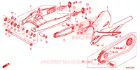 ACHTERBRUG voor Honda CB 300 R ABS 2020