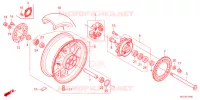 ACHTER WIEL voor Honda CBR 600 RR ABS 2023