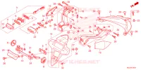 ACHTERSPATBORD / KENTEKEN VERLICHTING voor Honda CBR 600 RR ABS 2023