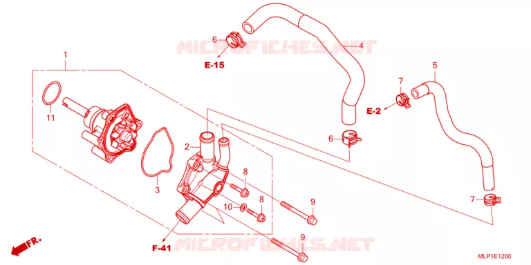 WATERPOMP Honda MOTO 500 CL 2023  CL500AP