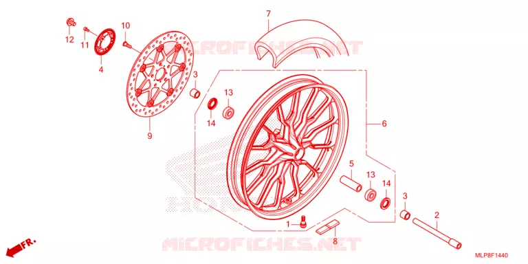 VOORWIEL Honda MOTO 500 CL 2023  CL500AP