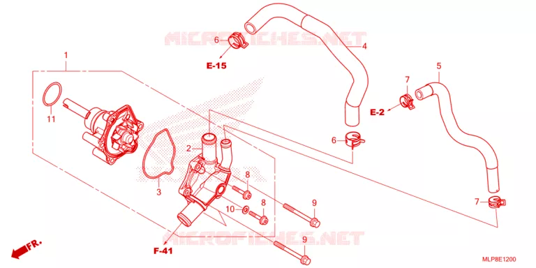 WATERPOMP Honda MOTO 500 CL 2023  CL500AP