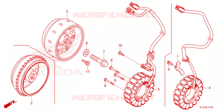 ALTERNATORE Honda MOTO 250 CRF 2022  CRF250LRAM