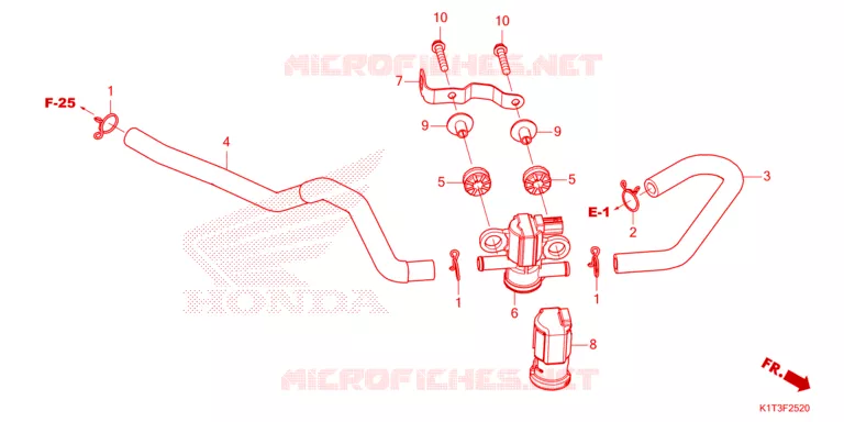 LUCHTINJECTIE SOLENOIDEKLEP Honda MOTO 250 CRF 2022  CRF250LRAM
