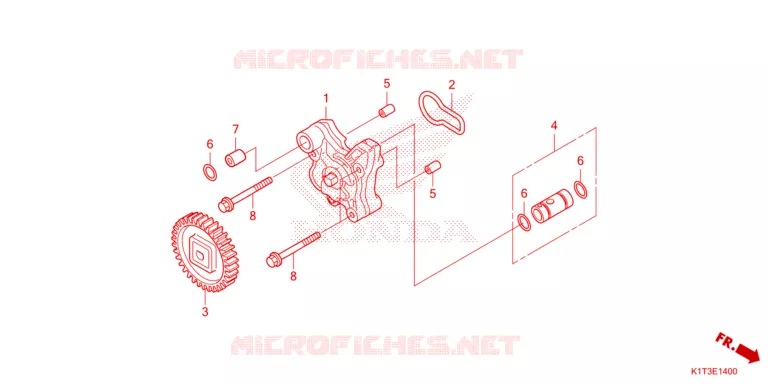 OLIEPOMP Honda MOTO 250 CRF 2021  CRF250LRAM
