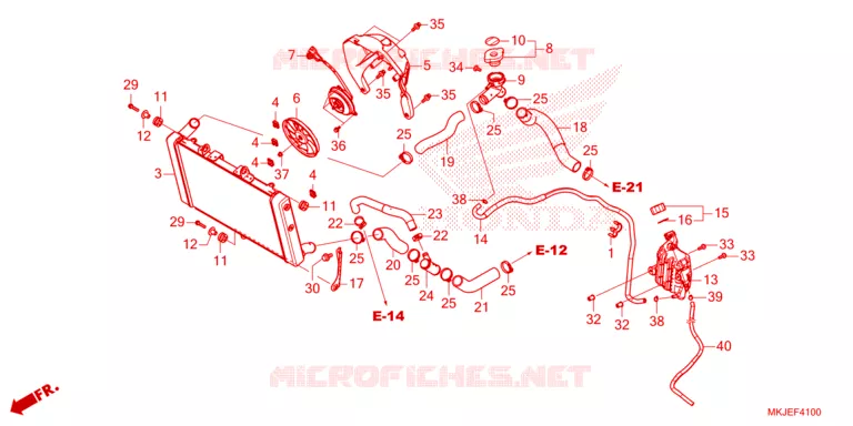 RADIATOR Honda MOTO 1000 CB 2023  CB1000RAP
